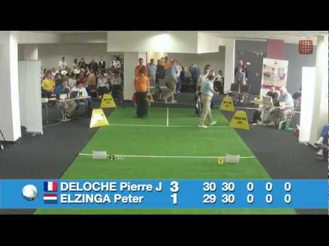 European Archery Indoor Championships Rzeszow 2013 -  Deloche Pierre J vs Elzinga Peter Gold CM