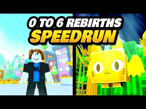 0 to 6 Rebirths Speedrun in Pet Sim 99 (F2P)