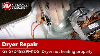 GE Dryer Repair: Not Heating Properly - Outlet Thermistor