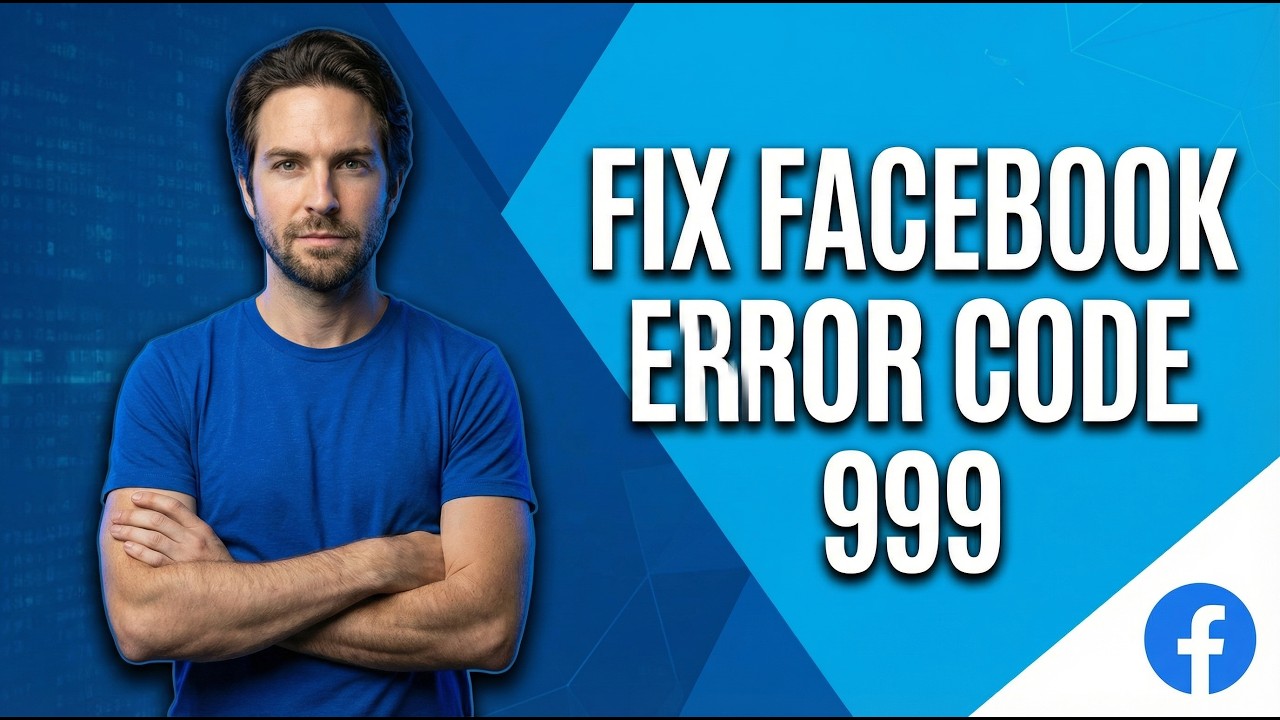 Fix Facebook Error Code 999 (2026 Easy Guide)