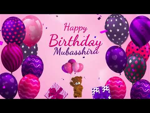 Happy Birthday Mubasshira | Mubasshira Happy Birthday Song | Mubasshira