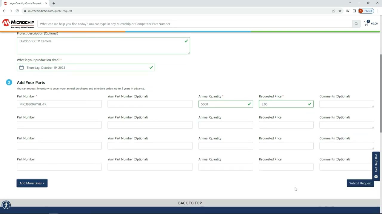 How to Request A Quote