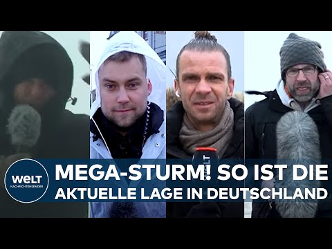 MEGA-STURM ÜBER DEUTSCHLAND: Ylenia und Zeynep wüten! Sie sieht die aktuelle Lage aus