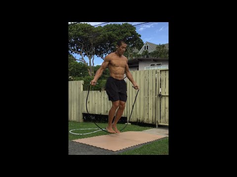 2 lbs. Heavy Jump Rope (boxer skip) x 2 Minutes Unbroken - age 52, November 23, 2020