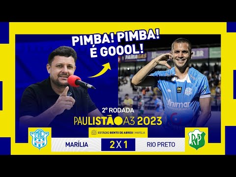 GOLS | Marília 2x1 Rio Preto