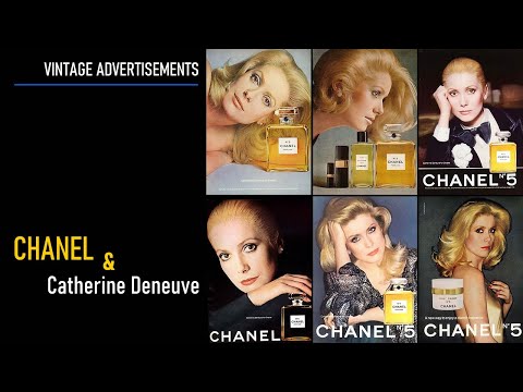1970s Chanel & Catherine Deneuve No.5 perfume Ad Campaign
