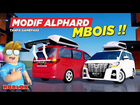MODIFIKASI MOBIL ALPHARD MEWAH MBOIS TANPA GAMEPASS DI CDID UPDATE - Roblox Indonesia