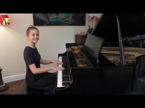 Mia Lang performing Waltz in A Minor by Chopin