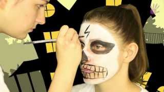 Malowanie buziek, Malowanie twarzy # 9 - Kościotrup /Trupia czaszka