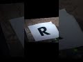 Sesame Street Paper Crumpling Letter R