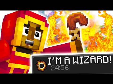 VANILLA MINECRAFT REALMS WIZARD MOD - HOW TO DO MAGIC WITHOUT MODS - SORCERER'S BOOK 2 | JeromeASF