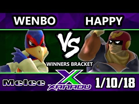 S@X 236 Melee - Wenbo (Falco) Vs. Happy (Captain Falcon) - Smash Melee Winners Bracket - SSBM