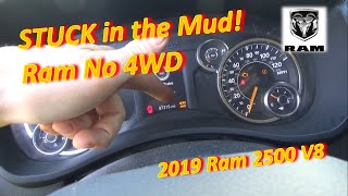 STUCK in the mud! Ram 2500 NO 4WD (Diag & Repair)