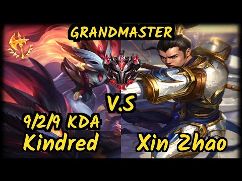 CONQUEROR KINDRED - OPT Meteos vs XIN ZHAO - 9/2/9 KDA JUNGLE GAMEPLAY - NA Ranked GRANDMASTER