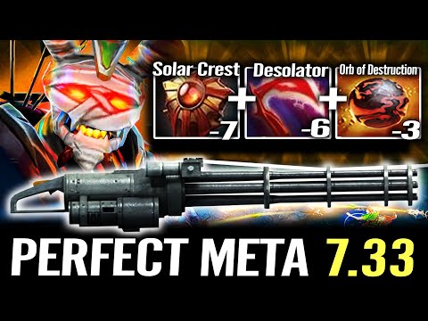 RIP Armor Build Clinkz 1 Combo Instantly Kills with Solar Crest + Desolator in DotA2