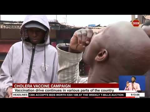 Kenyans in the 8 counties identified for the cholera vaccination have been urged to get vaccinated