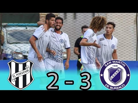 Primera C : EL PORVENIR 2 - 3 SAN MARTÍN DE BURZACO (Los Goles)