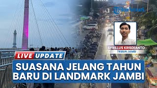 Jelang Pergantian Tahun Baru 2026, Ratusan Warga Padati Kawasan Ancol Jambi, Arus Lalin Ramai Lancar
