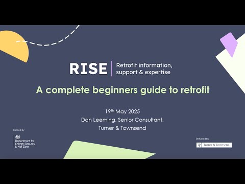 A complete beginner's guide to housing retrofit | RISE Masterclass