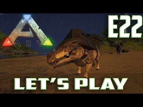 Let's Play ARK: Survival Evolved (Single Player) Ep.22-Tree Sap Troubles & Passive Healing Daeodon