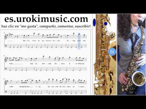 Tutorial de Saxofon (alto)n MAGIC! - Red Dress Parte#2 um-927