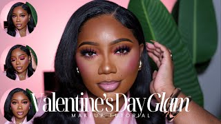 Valentine's Day Makeup Glam: Pink Lovers 💕 | Tamara Renaye