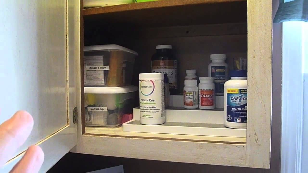 THINK ORGANIZED + MEDICINE CABINET ORGANIZATION