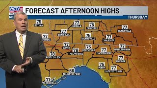 Another warm afternoon on tap for Thursday