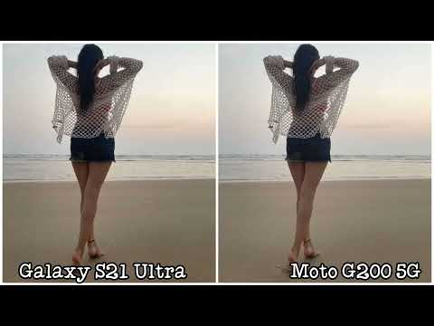 Samsung Galaxy S21 Ultra vs Motorola Moto G200 5G Camera Test