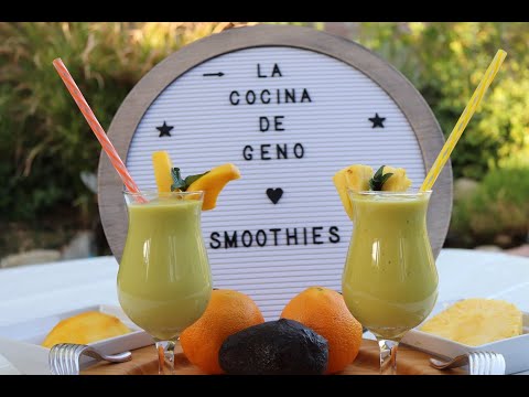 Como Hacer Licuados de Aguacate/ Avocado Smooties/ Batidos de Aguacate muy Nutritivos