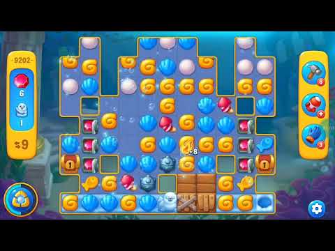 Fishdom Easy Level 9202 (with full seashell) @choraelmin