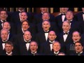 Men of the Mormon Tabernacle Choir sing "You Raise Me Up"