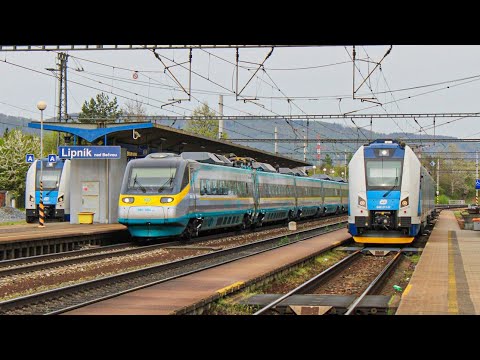 Vlaky Lipník nad Bečvou/Studénka 17.4 2025