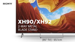 Video 1 of Product Sony XH90 / XH92 (X900H) 4K Full Array LED TV (2021)