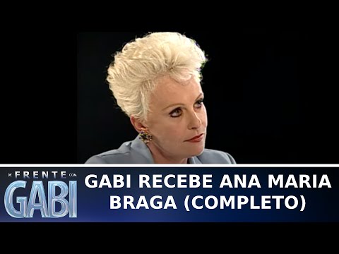 De Frente com Gabi - Ana Maria Braga (17/05/1998) | SBT Vídeos