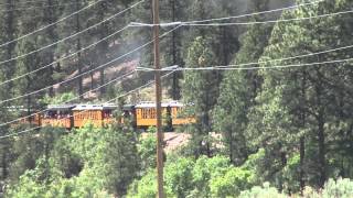 preview picture of video 'K-36 #481 crossing CR250 with fire crew: June 11, 2012.'