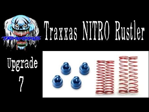 Banshee - Traxxas Nitro Rustler - Level 7 Upgrade - Aluminum Shock Caps, Plus More