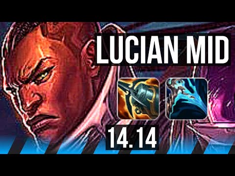 LUCIAN vs IRELIA (MID) | 71% winrate, 9/1/4, Dominating | BR Grandmaster | 14.14