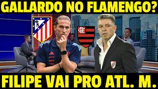 COM FILIPE LUIS NO ATL. DE MADRID BOTO TIRA GALLARDO DO RIVER