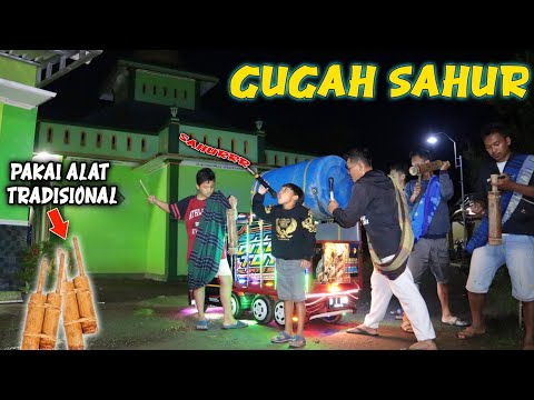 Wake up for sahur using traditional tools and do some homework at the same time!!