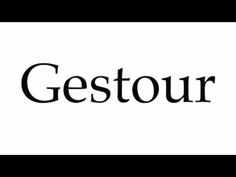 How to Pronounce Gestour