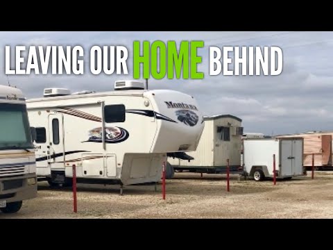Bye 👋 Home!!! Putting our RV in STORAGE for 2 weeks