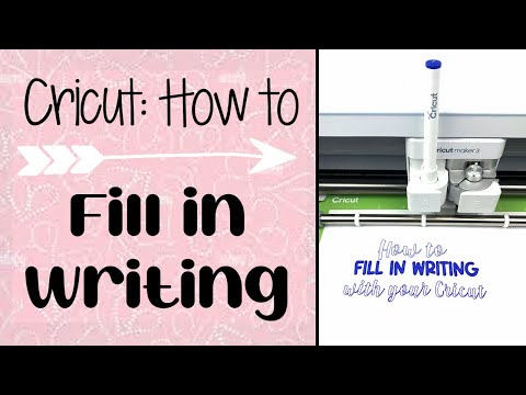 Cricut Tutorial: How to Fill in any Font with your Cricut!
