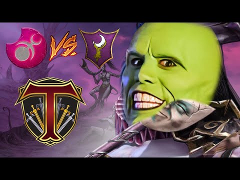 Masque, The Strongest Lord In DLC? Dark Elves vs Slaanesh!