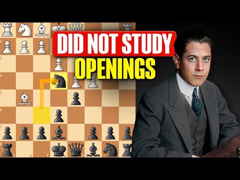 How Capablanca Defeated a Champion WITHOUT Studying Opening Theory