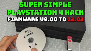 Mod your PlayStation 4 with just a home made disk - BluRay Lapse exploit V1.2 firmware 9.00 to 12.02