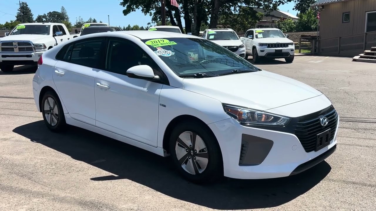 2019 Hyundai Ioniq Hybrid Blue Hatchback