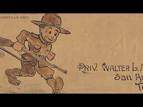 World War I envelope illustrations captivating at National WW I Museum and Memorial
