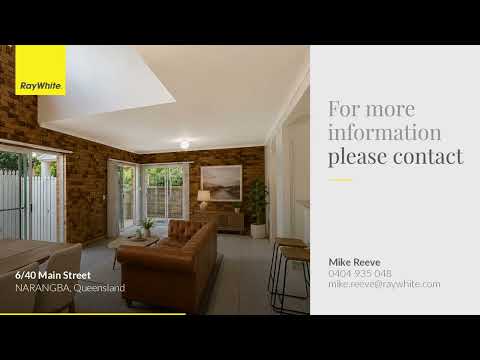 6/40 Main Street, Narangba, QLD 4504, 2房, 1浴, Townhouse