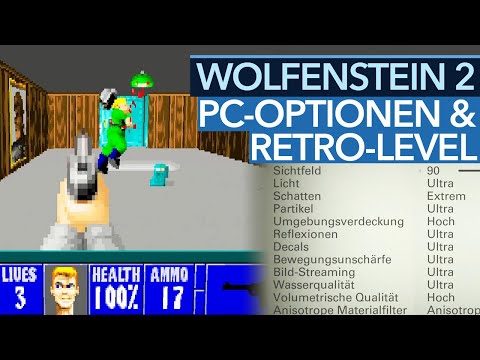 Wolfenstein 2 - PC-Optionen & Retro-Level mit »äußerst realistischer« Grafik
